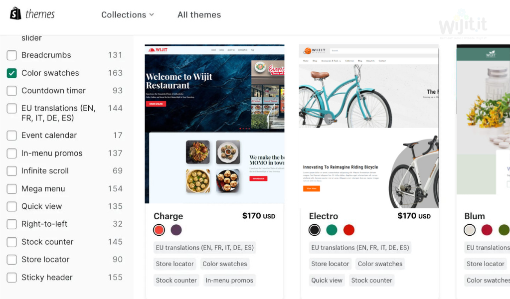 2. Add Color Swatches in the Shopify Theme